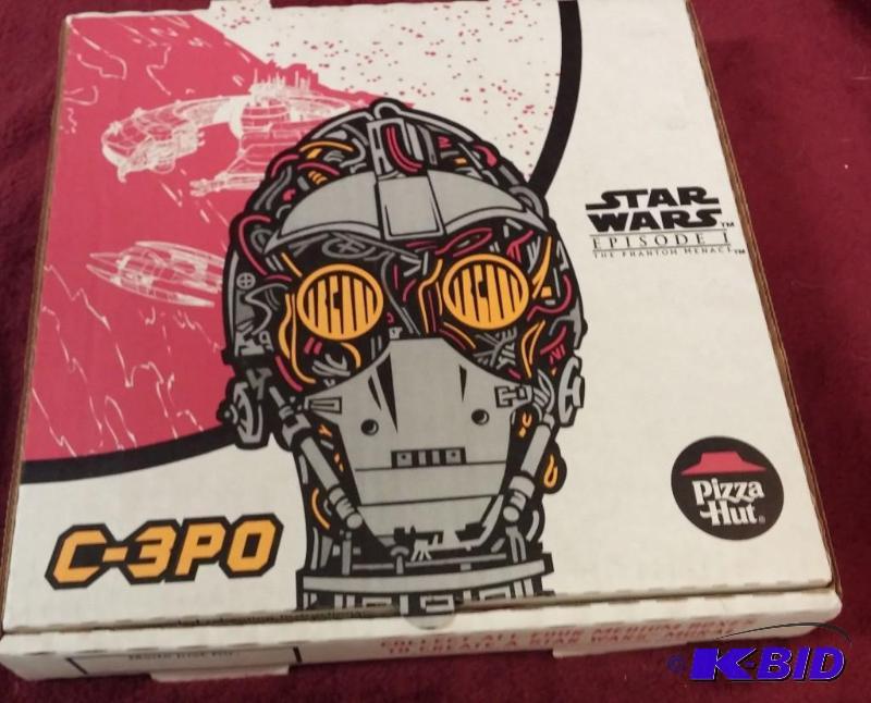 lot 86 image: PIZZA HUT STAR WARS EPISODE 1 C-3PO MEDIUM BO...