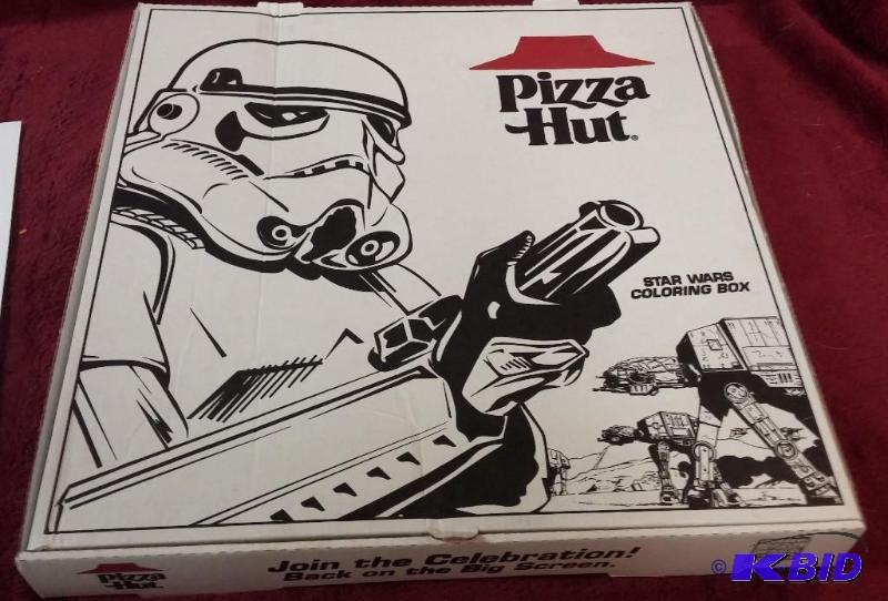 lot 87 image: PIZZA HUT STAR WARS STORMTROOPER AND AT-AT LA...