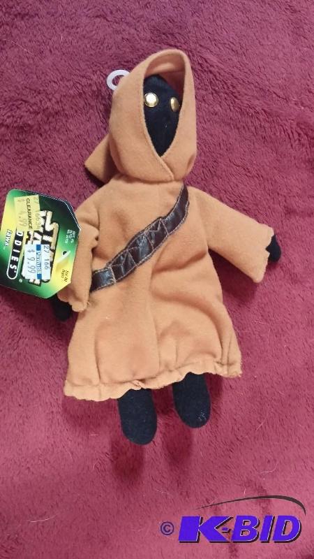lot 93 image: STAR WARS JAWA PLUSH WITH TAGS...