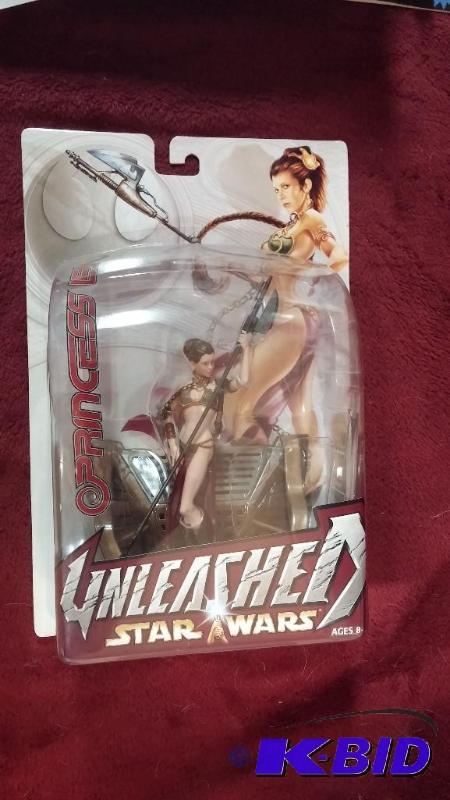 lot 97 image: STAR WARS UNLEASHED PRINCESS LEIA SLAVE GIRL....