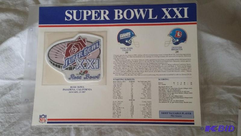 Super Bowl XXl Patch