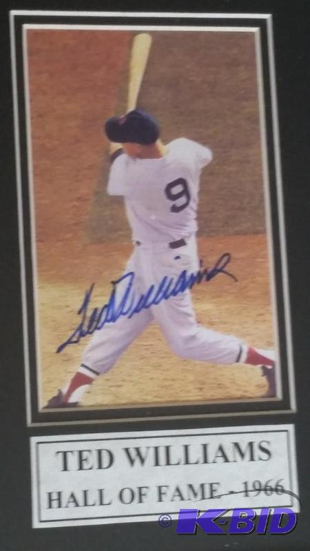 Authentic Ted Williams Autograph