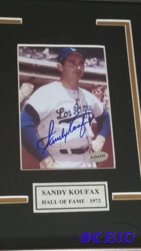 Authentic Sandy Koufax Autograph