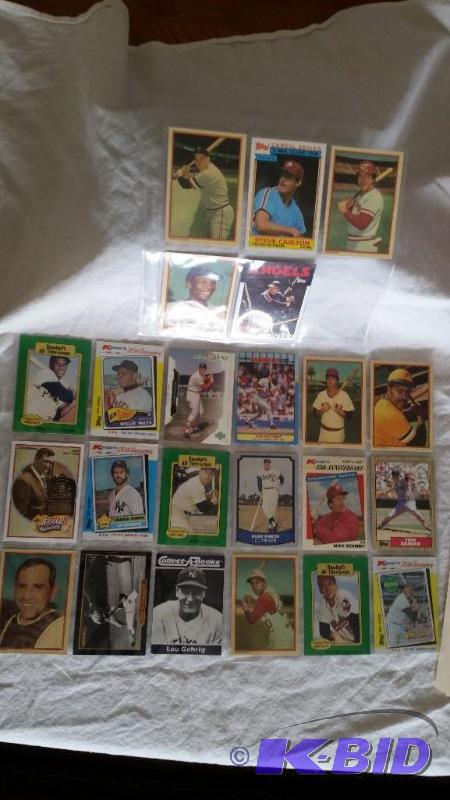 23 Baseball Cards