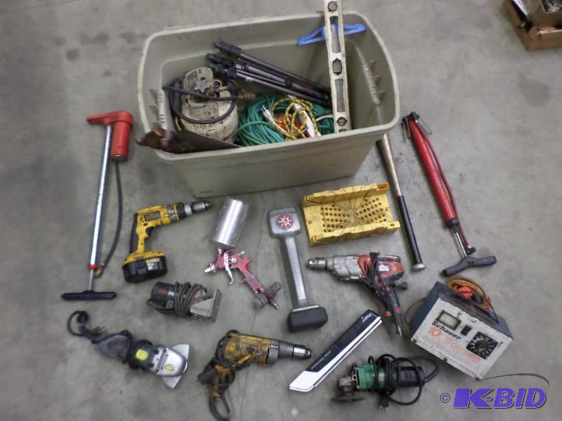 lot 23 image: Lot Of Misc Power & Hand Tools, LP Torch...