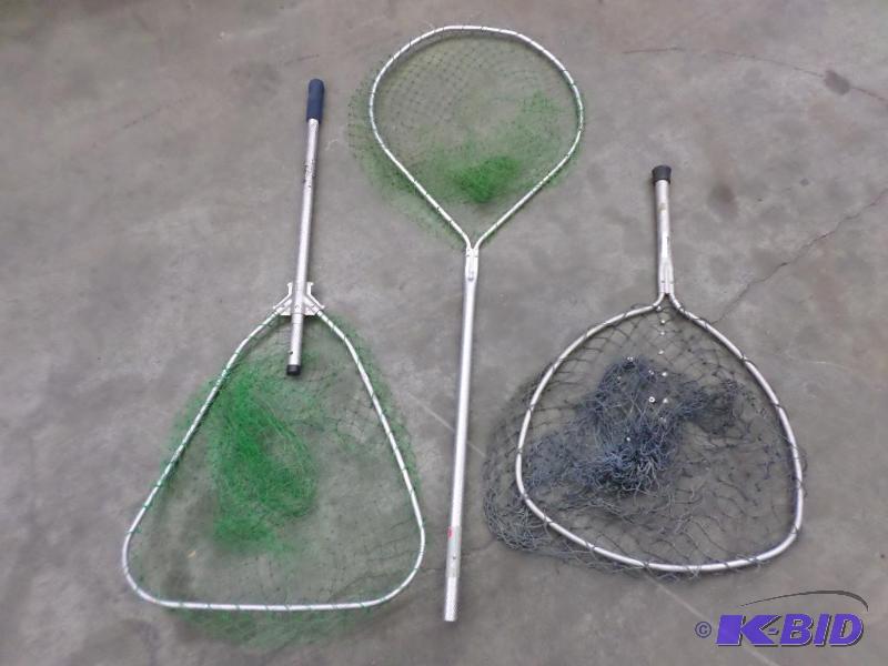lot 27 image: Lot Of (3) Fishing Nets...