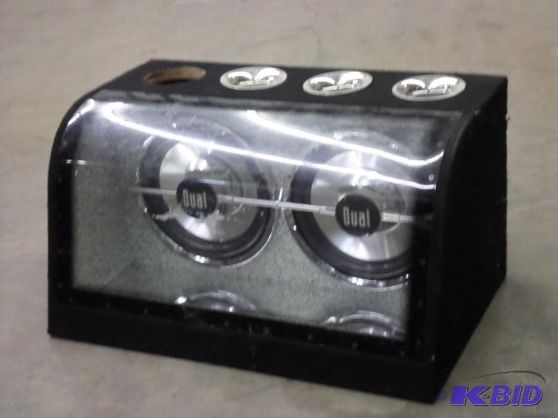 lot 33 image: Dual 12" Subwoofer With Carpeted Ported ...