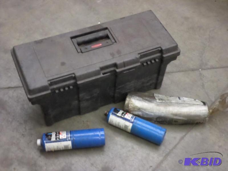 lot 43 image: Toolbox With Misc Contents...