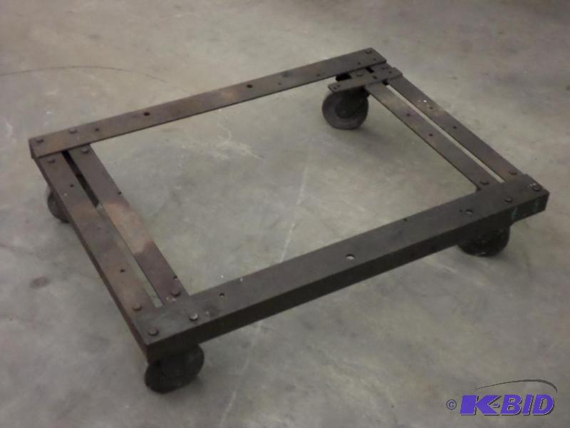 lot 56 image: Heavy Duty 24&quotx36" Steel Cart...