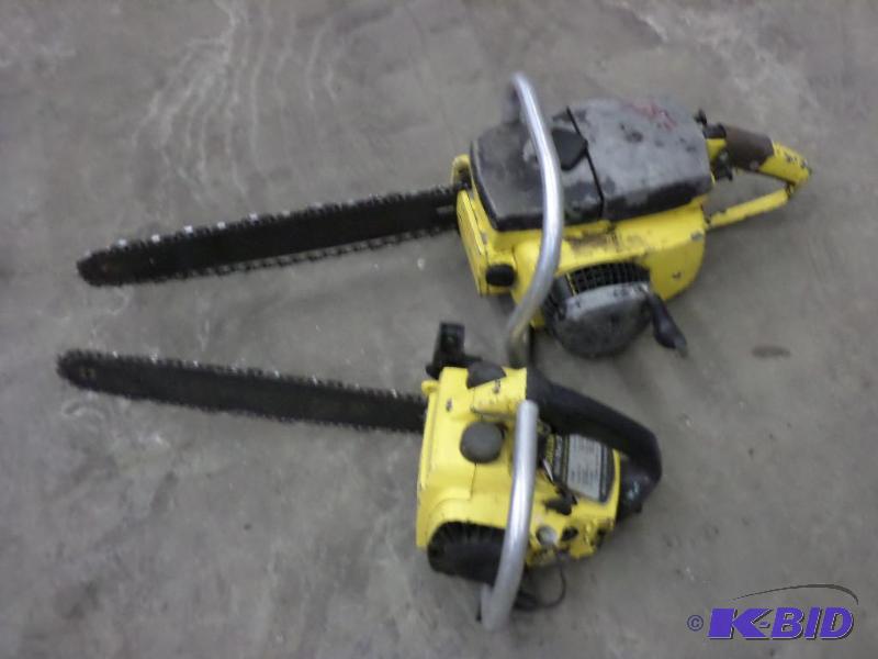 lot 64 image: (2) McCulloch Chainsaws, Condition Unknown...