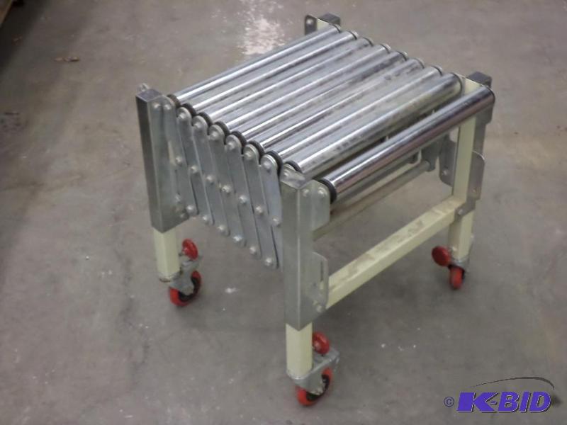 lot 96 image: Industrial 5ft Roller Table, Good Condition...