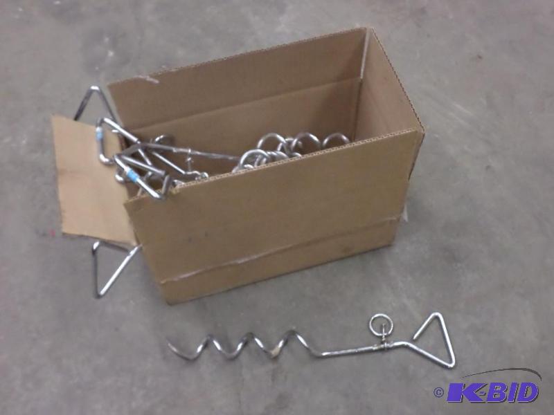 lot 99 image: Box Of (8) Ground Anchors...
