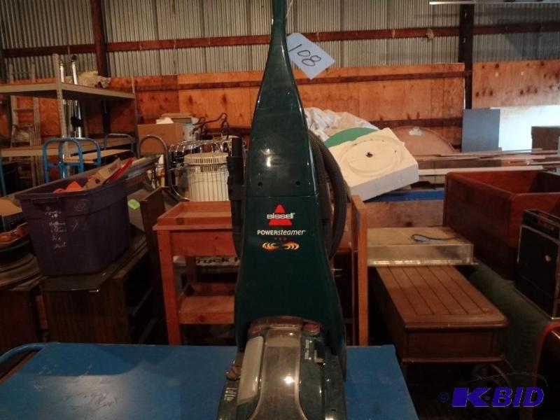 lot 108 image: Bissel Power Steamer