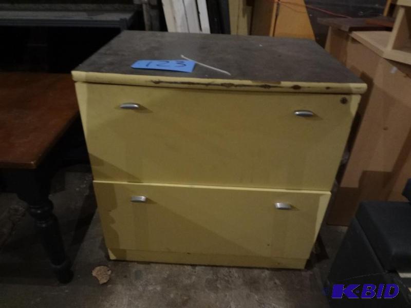 lot 123 image: Wooden Two Drawer