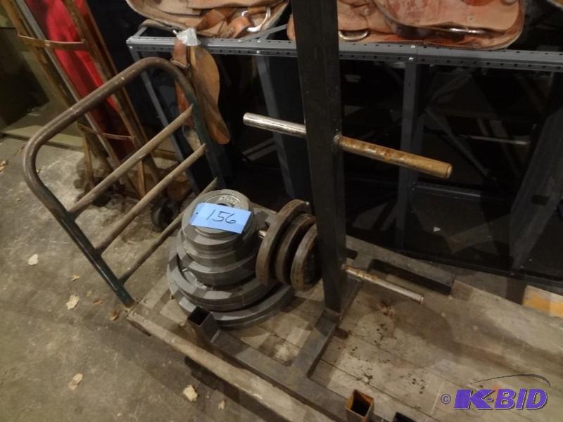 lot 156 image: Lot of Free Weights