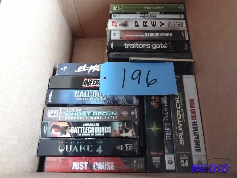 lot 196 image: Lot of Computer Games