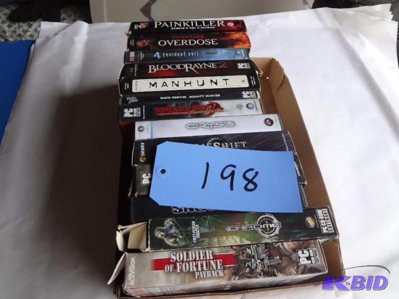 lot 198 image: Lot of Computer Games