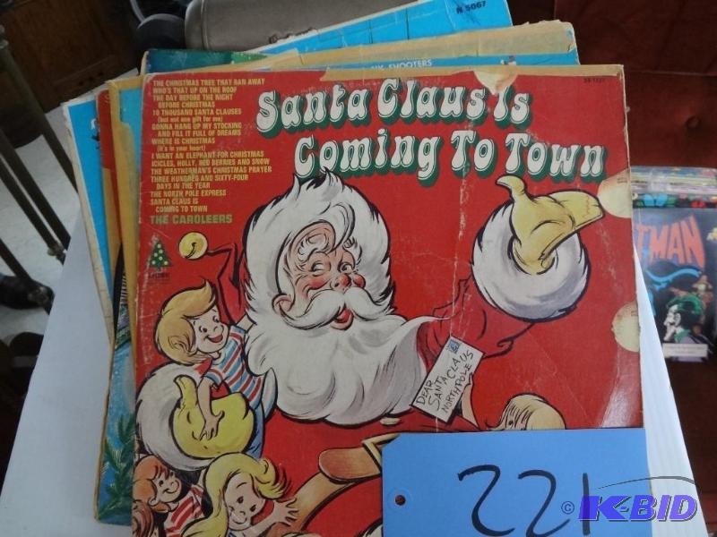 lot 221 image: Kids and Xmas Lps