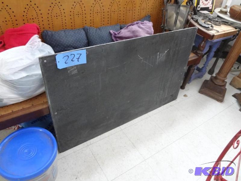 lot 227 image: Large Slate Chalk Board