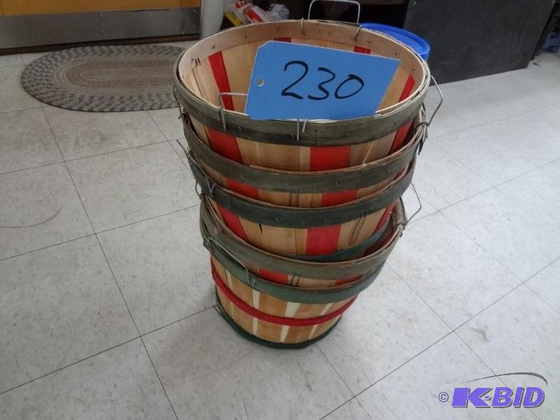 lot 230 image: Baskets,  Bushel we think