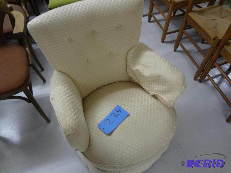 lot 239 image: White Chair