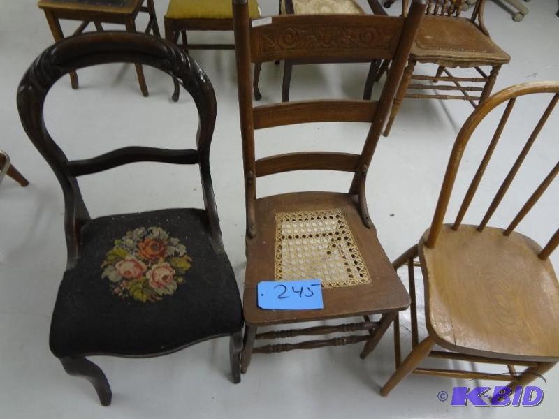 lot 245 image: Three Chairs