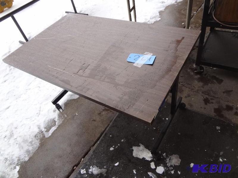 lot 264 image: Wheeled Table