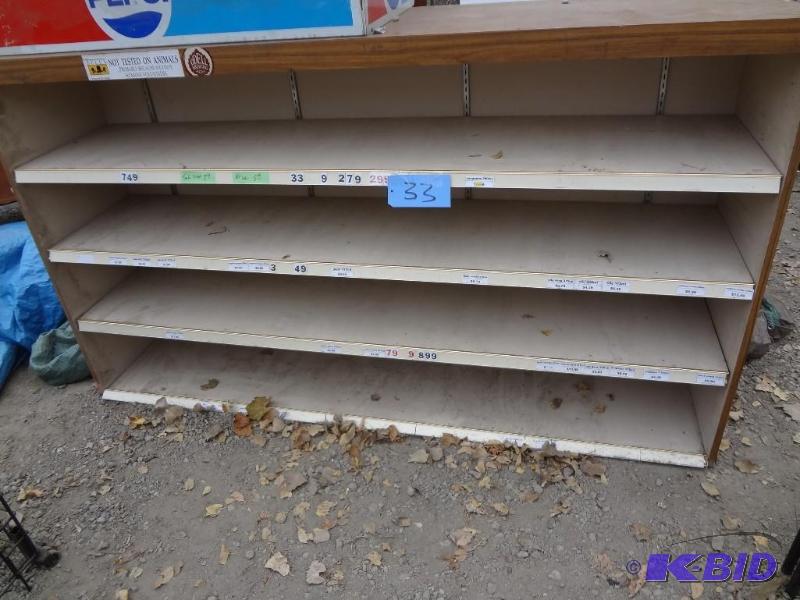 lot 33 image: Store Shelf