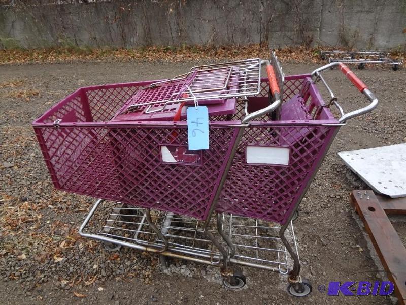 lot 46 image: Two Shopping Carts