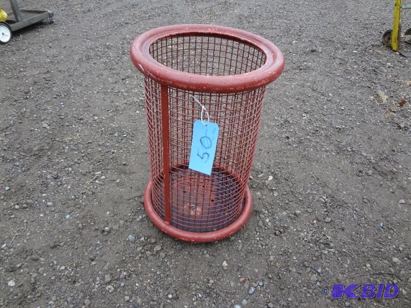 lot 50 image: Metal Waste Bin