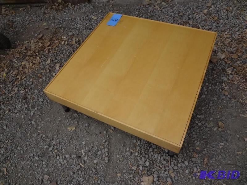 lot 6 image: Low Wooden Table
