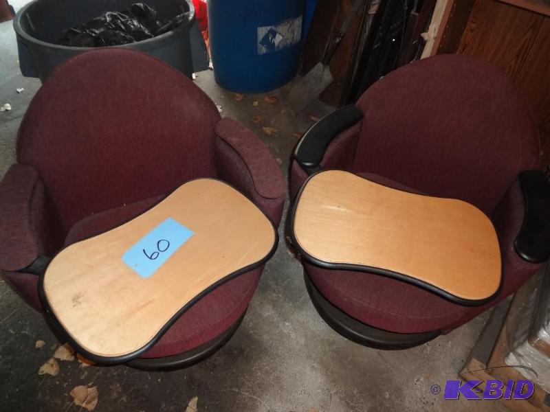 lot 60 image: Pair of Desk Chairs