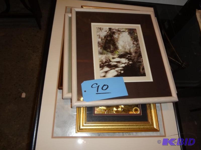 lot 90 image: (5) Prints