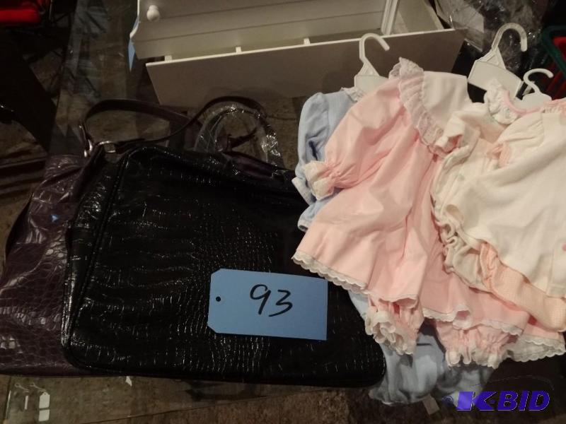 lot 93 image: PursesBaby Clothes