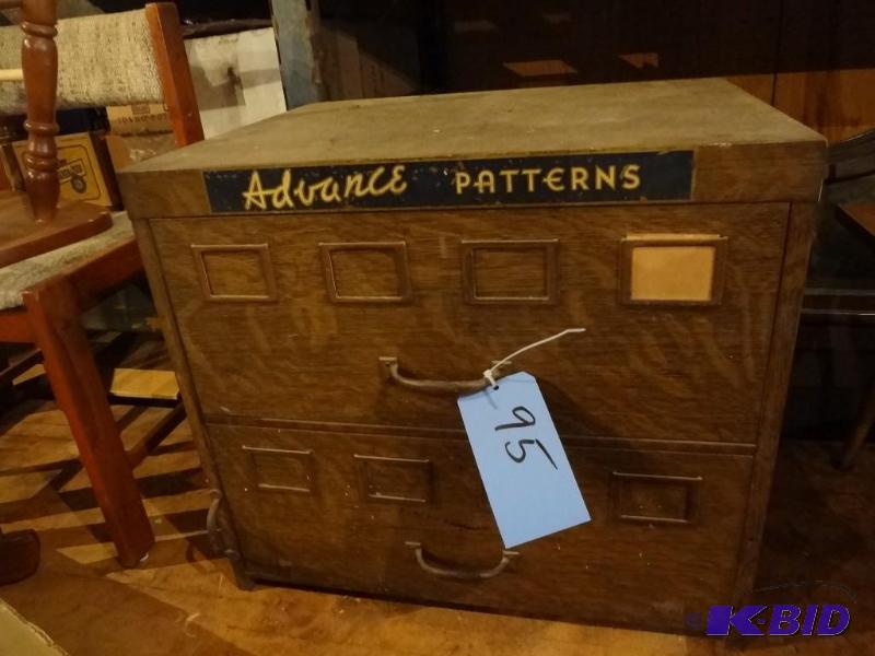 lot 95 image: Old Steel Cabinet