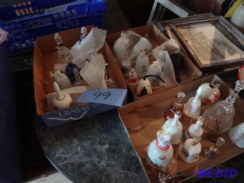 lot 99 image: 3 Dozen Glass Bells
