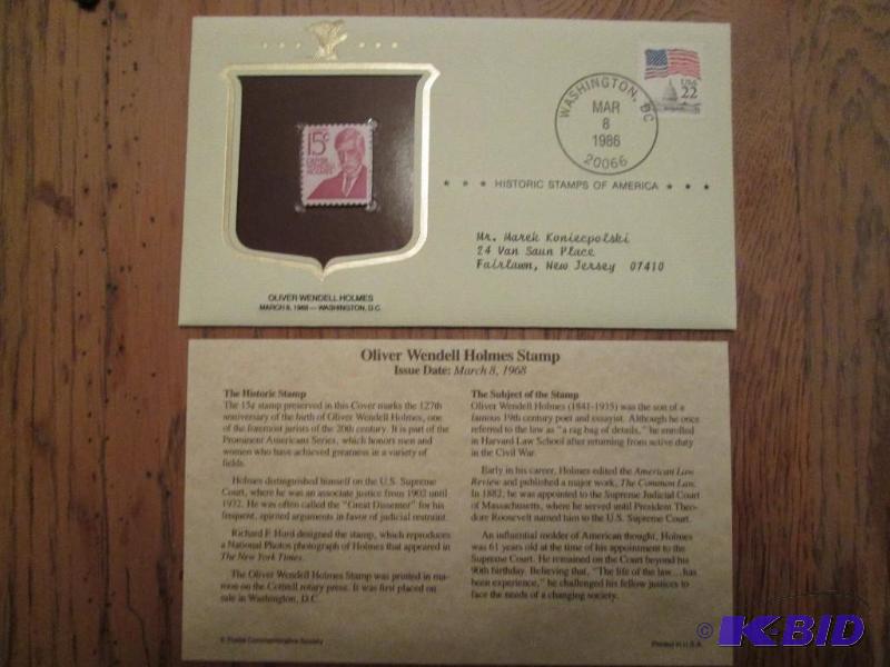 Oliver Wendell Holmes Stamp, Issued 1968 Min...