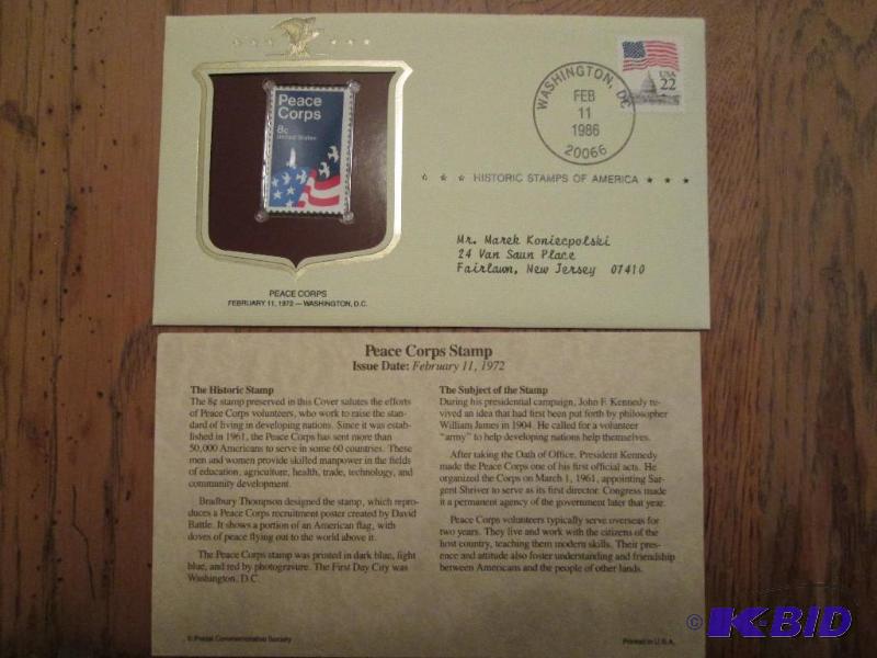 Peace Corps Stamp, Issued 1972 Mint sealed s...