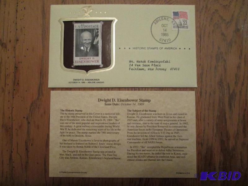 Dwight D Eisenhower Stamp, Issued 1969 Mint ...