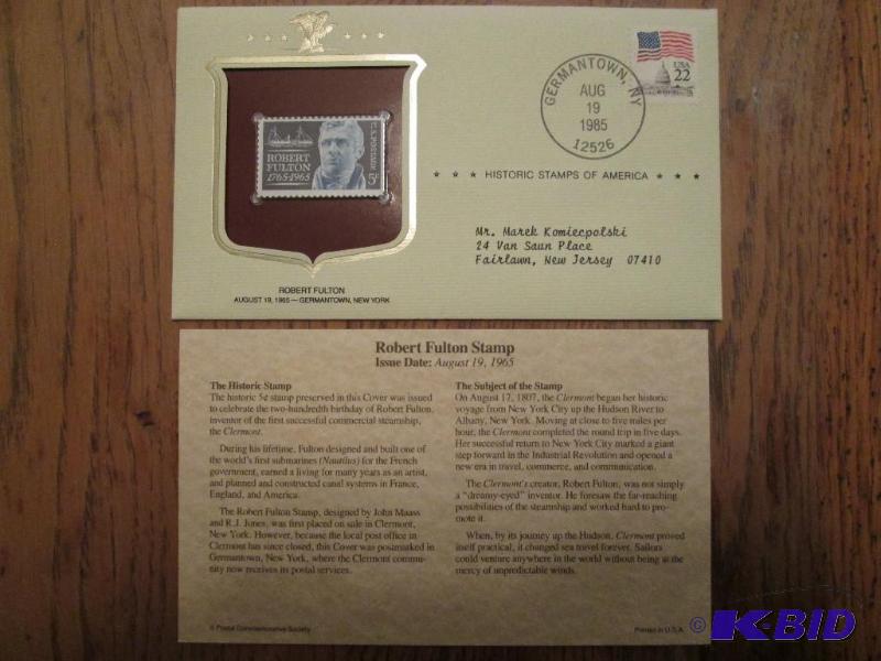 Robert Fulton Stamp, Issued 1965 Mint sealed...