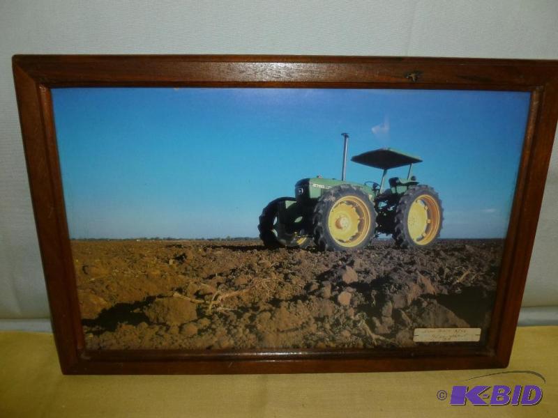 lot 136 image: John Deere 2750 custom made black walnut fram...