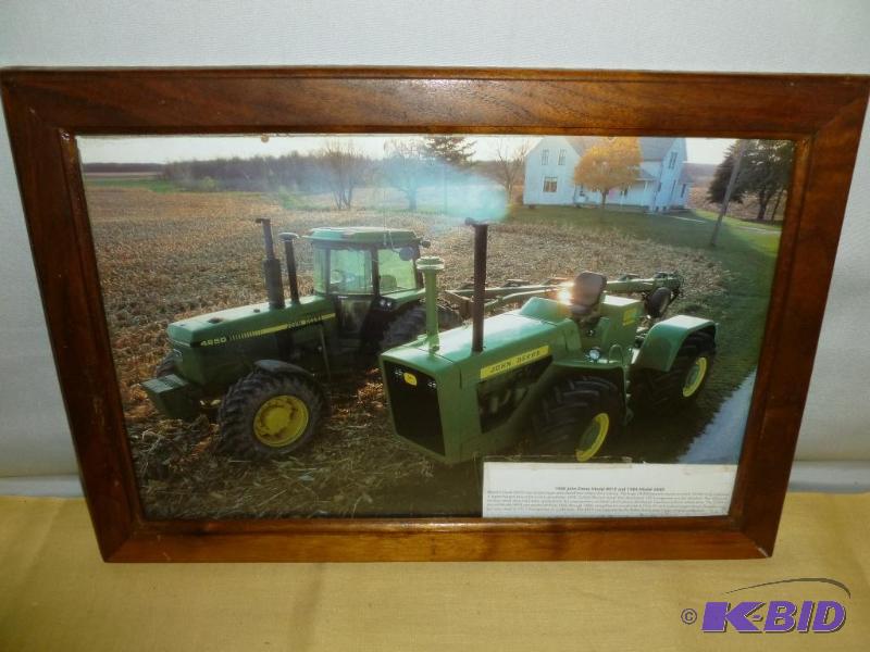 lot 137 image: John Deere 8010 and 4850 custom made black wa...