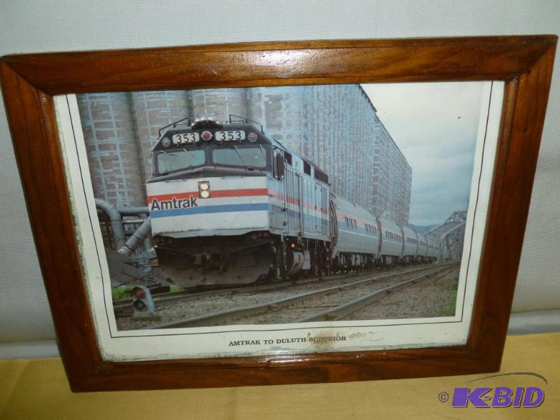 lot 139 image: Amtrak To Duluth - Superior custom black waln...