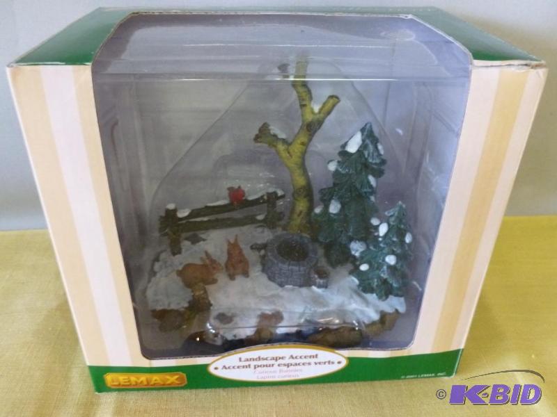 lot 14 image: Lemax Village Collection " Curious Bunni...