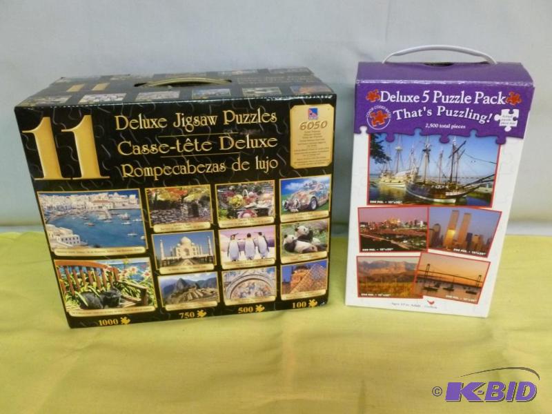 lot 148 image: Lot of two deluxe puzzle sets, 11 & 5 puz...