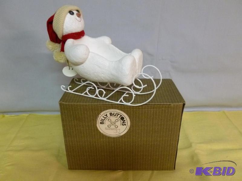 lot 155 image: Department 56 - Billy Buttons - Snowman Sledd...
