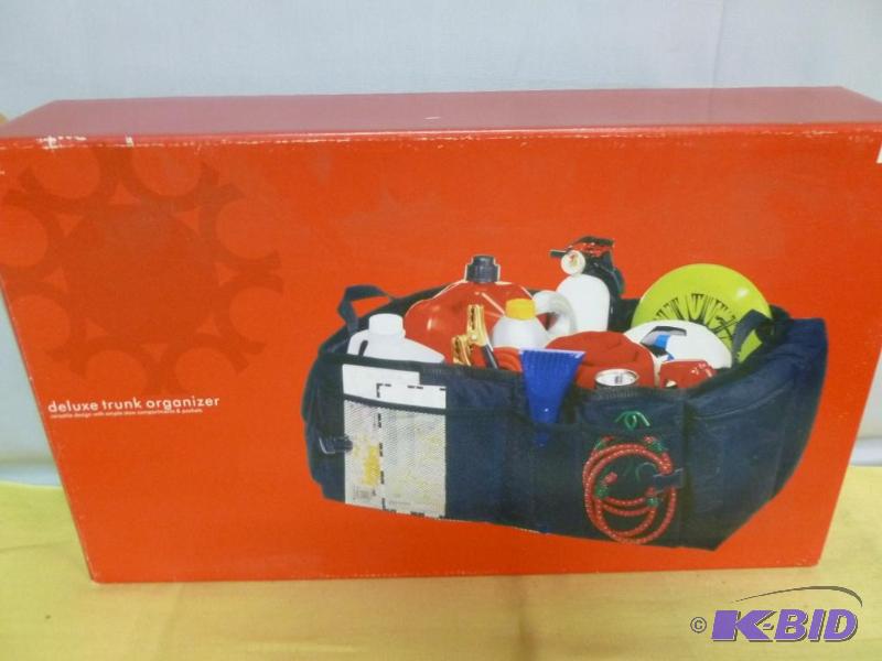 lot 156 image: Nice deluxe trunk organizer, new in the box....