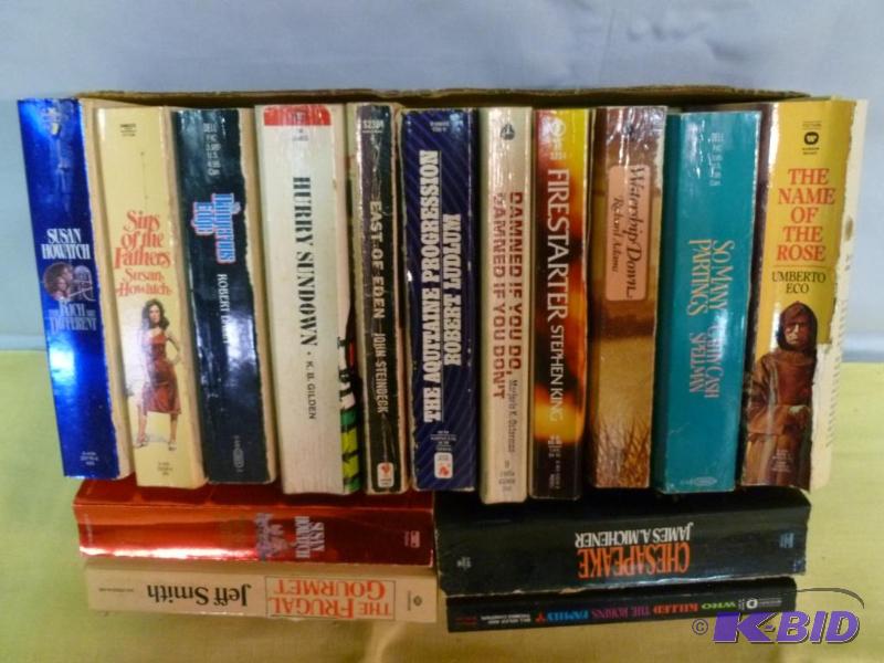 lot 167 image: Large lot of paperback books....