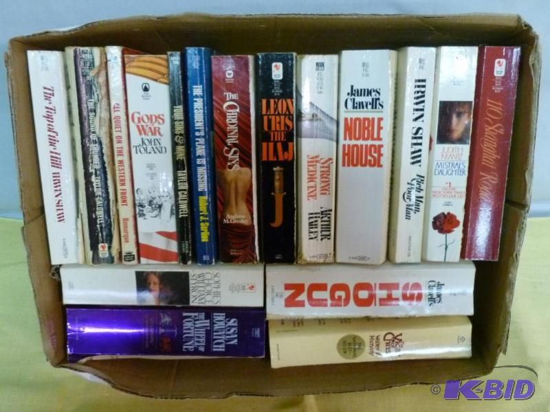 lot 169 image: Large lot of paperback books....