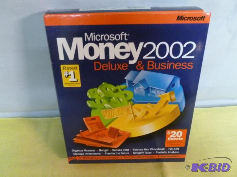 lot 170 image: Microsoft Money 2002 Deluxe & Business, b...
